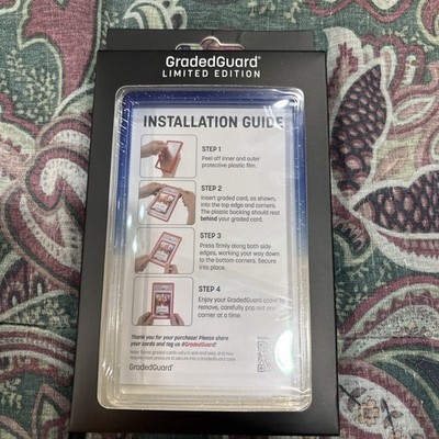 GradedGuard BLUE RASPBERRY PSA GRADED CARD CASE GUARD PROTECTOR LIMITED EDITION