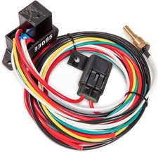 Compact Adjustable Electric Fan Controller And Relay Kit With Thread-in