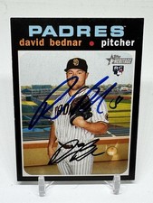 David Bednar Signed 2020 Topps Heritage #611 Rookie Card New York Yankees. rookie card picture