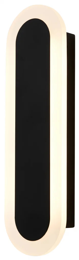 Outdoor Light Black Ren LED Wall 300mm CCT Zink ZN-44553-BLK