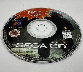 Night Trap ( Sega CD ) Tested NM Complete CIB w/ All Inserts + Reg Card + Tattoo
