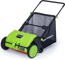 Lawn Leaf Sweeper, Push Powered Garden Sweeper for Grass Clippings/Leaves/Debris