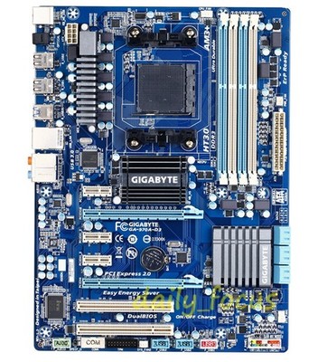 Gigabyte GA-970A-D3 Motherboard Socket AM3+/AM3   970 DDR3 DIMM ATX #hj