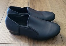 Balera Black Tap Dance Shoes - Children's Size M