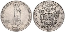 Vatikan - Vaticano 1 Lira 1929-1945 - Pius XI-XII - verschiedene Jahre
