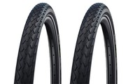 2X Schwalbe Green Marathon 55-622 Greenguard Reflex E-Bike Ready 50 28X2.15