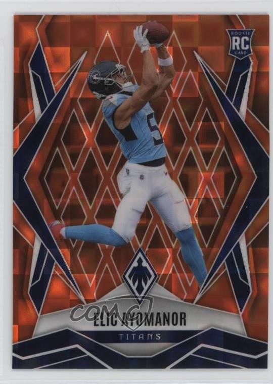 2025 Panini Phoenix Rookies Orange Pandora /189 Elic Ayomanor #167 1n9c
