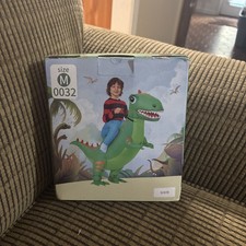 Kids Inflatable Dinosaur Costumes Halloween Party Animal Suit Dino Boys Girls