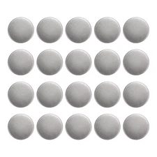 20pcs Metal Round Buttons 18mm Brass Sewing Craft Buttons, Gun