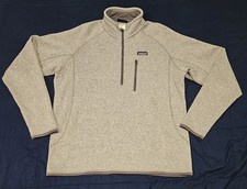 ​Patagonia Better Sweater Pullover Mens XL 1/4 Zip Jacket Fleece Gray 25521