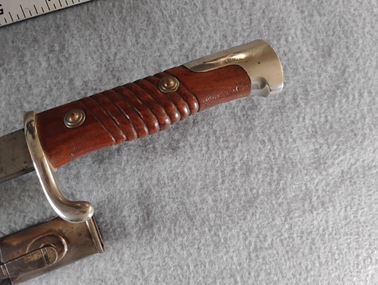 GERMAN BAYONET RARE ETCHED WWI SG98 PARADE DRESS KNIFE With SCABBARD