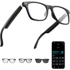 AI Smart Glasses for Men and Women with Chat GPT, Bluetooth Translation Glass...