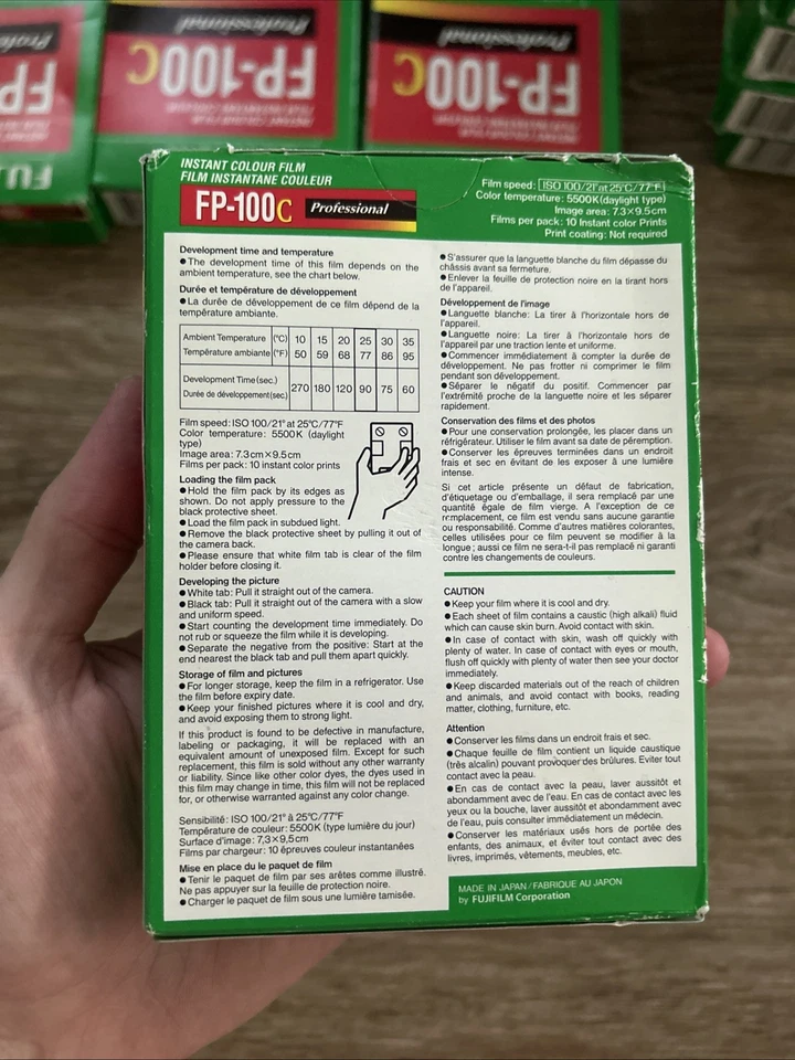 Fujifilm FP-100C Professional Instant Film Expired 2014 Cold Stored Tested - Image 3 of 4