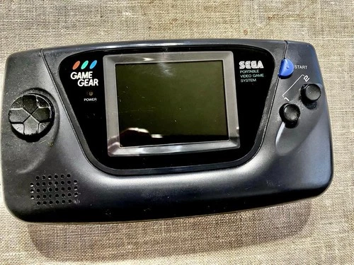 SEGA Game Gear Handheld System - Black  For Parts or Repair