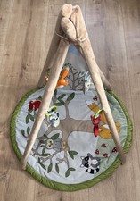 lupilu Baby Activity Tipi Spieldecke Wald Tiere Rassel Knisterfolie Quietsch