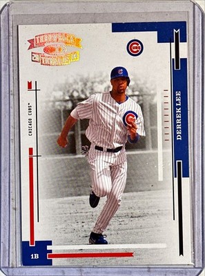 Derrek Lee 2004 Donruss Throwback Threads Gold Proof #40 69/100 Chicago Cubs