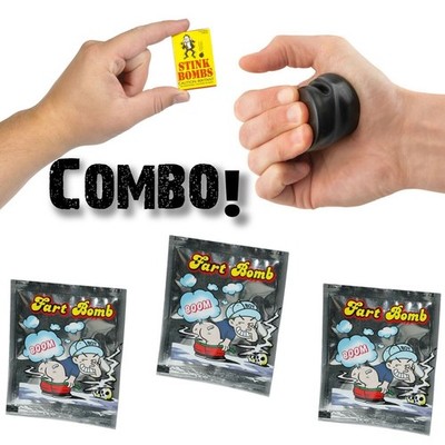 3 Stink Vials + 3 Fart Sack Bags + 1 Le Tooter Farting Pooter ~ COMBO DEAL!