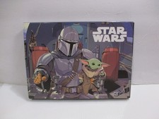 4- Disney Star Wars Mandalorian 4 Pack of Crew Socks Size 6-12 In Box Unworn