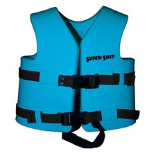 TRC Recreation Super Soft SM Child Life Jacket Safety Vest Marina Blue Open Box 