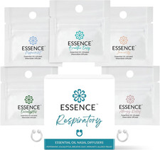 Essence Nasal Diffuser Respiratory Bundle | Essential Oil Silicone Nose Rings fo