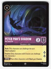 Peter Pan's Shadow - Not Sewn On 42/204 Super Rare Fabled Lorcana