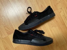 Vision Street Wear Low Top Suede Shoes Black Sz 10 Deadstock