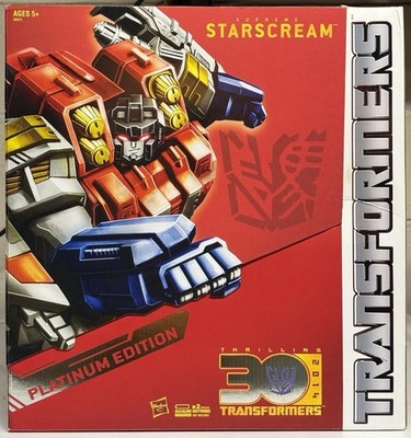 Transformers 30th An. Platinum Edition Year Of The Horse YOTH Supreme Starscream