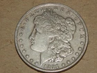 1891 Philadelphia Mint Silver Morgan Dollar circulated ungraded