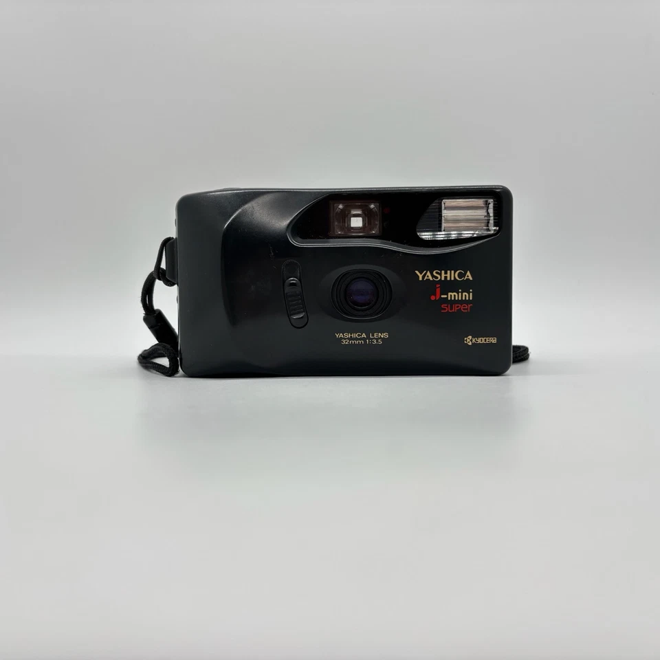Yashica J-mini Super Kyocera 35mm Film Camera Compact Point And Shoot Vintage - image 2 of 4