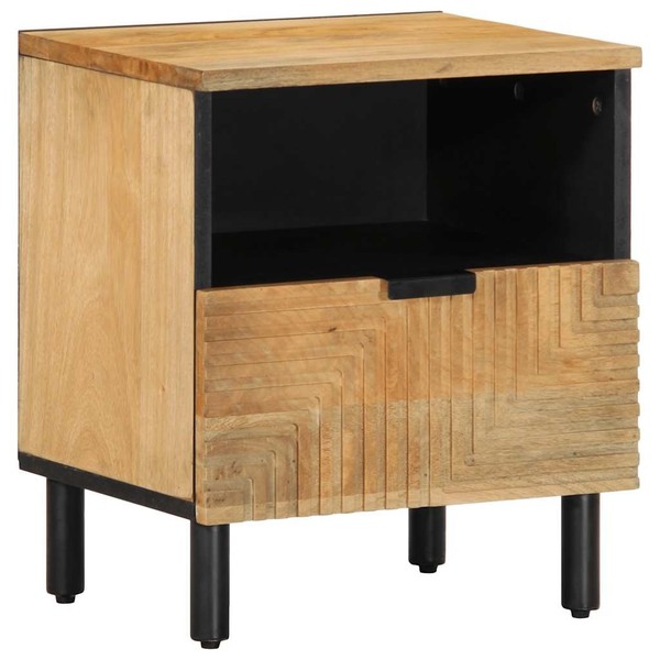 Nachttisch Braun 40X33X46 Cm Massivholz Mango-image