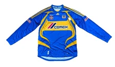 Tigres UANL Adidas Jersey Size L Blue Long Sleeve Away RARE NWOT 2005 2006