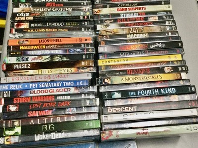 50   Wholesale lot Horror DVD Movies Many B + TV Seasons   Factory Sealed New