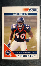 Panini 2011 Score Von Miller Rookie Card #400 Denver Broncos NFL. rookie card picture