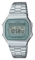 Casio Vintage Digital Alarm Chronograph Illuminator Quarz A168WA-3A Herrenuhr