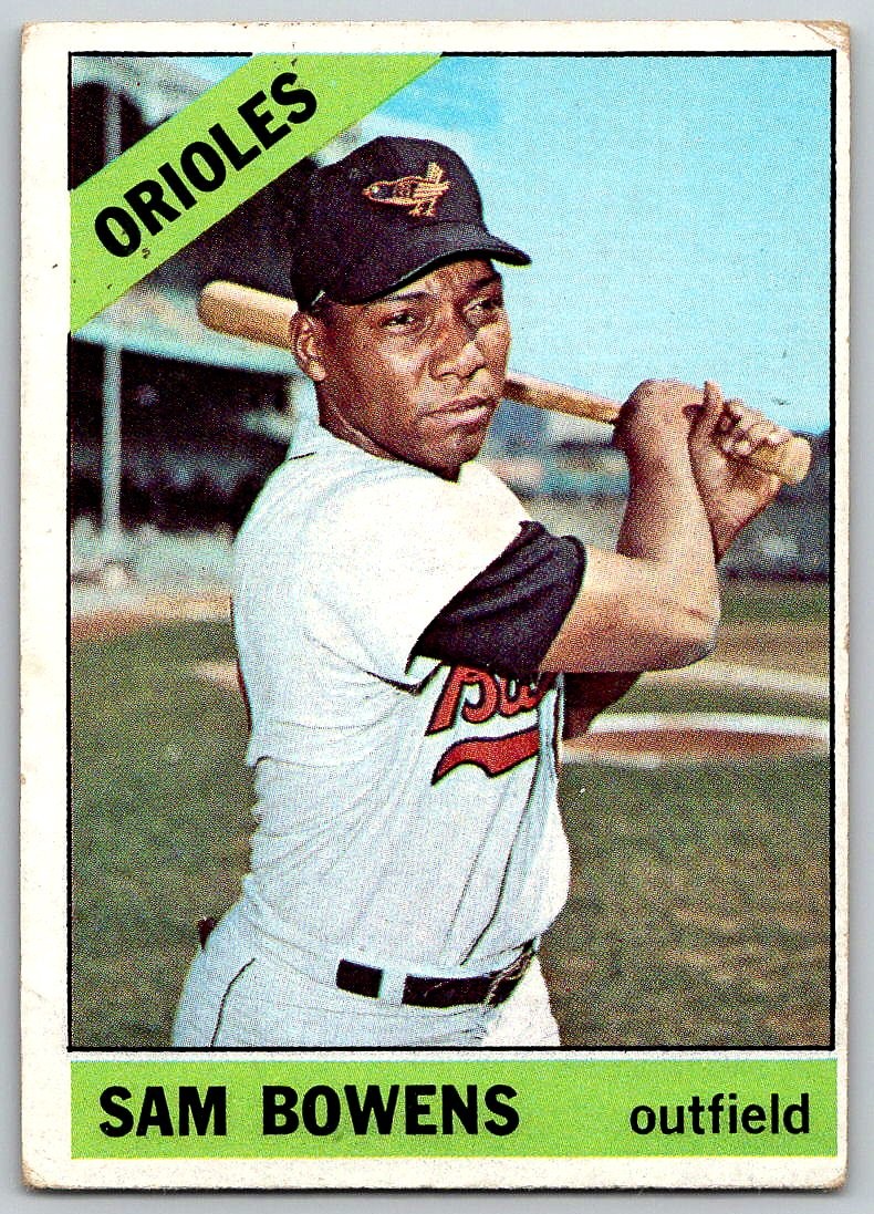 1966 Topps Sam Bowens Baltimore Orioles #412