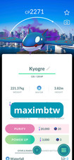 Non Shiny Kyogre purified Tokyo background Go Fest 2026 Pokemon Trade