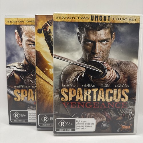 Spartacus Series DVD- Season 1 + Season 2 + Prequel Gods of the Arena VGC - Picture 2 of 10