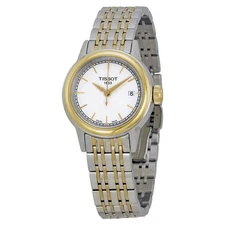 Tissot Carson White Dial Two-tone Ladies Watch T0852102201100