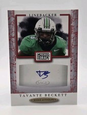 2021 Sage Premier Draft - Autographs Tavante Beckett #A22 Red (AU, RC)