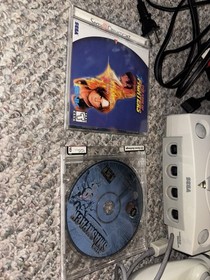 Sega Dreamcast Console With 2 Controllers, Games & Memory Card Tested Works