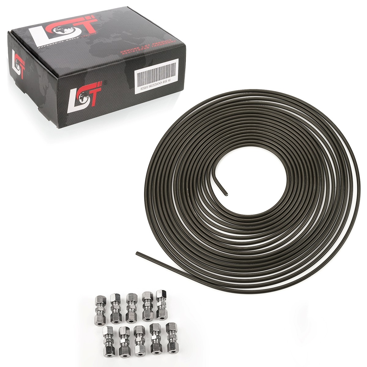 10m Brake Line Pipe Steel Ø4 , 75mm Set + 10 Quick Connector for Alfa Romeo
