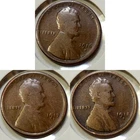 Lot of (3) Lincoln Wheat Cents: 1916-S, 1917-S, 1918-S - VG Obverse, VG+, VG