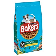 Bakers Puppy Chicken & Veg Dog Food Dry 2.85kg 5.61 per kilo