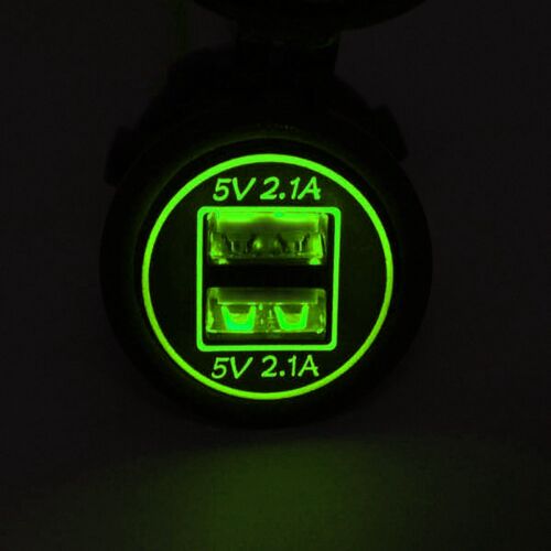 12V Car Cigarette Lighter Socket Dual 2.1A USB Port Charger Power Outlet Adapter - Picture 16 of 16