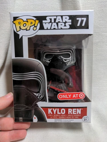 Funko Pop Star Wars Kylo Ren Target Exclusive #77 New in Box
