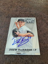2013 Panini ROOKIE Drew Verhagen #22 - Detroit Tigers- Autographed!