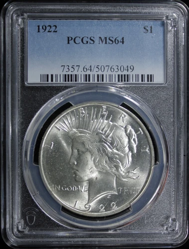 1922 PEACE DOLLAR PCGS MS-64 (2431568)