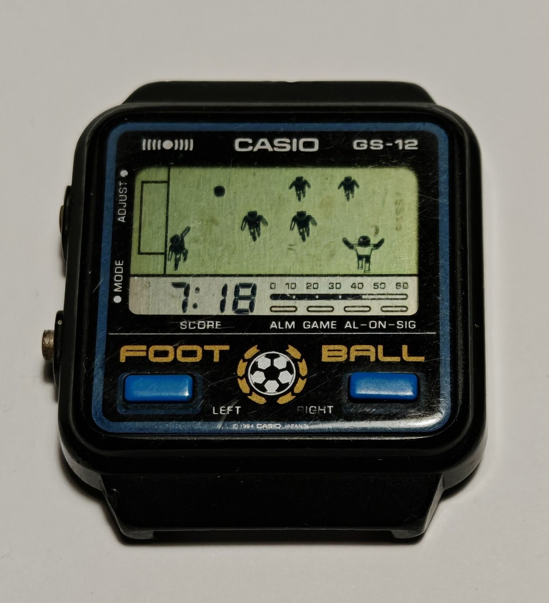Casio GS-12 Football Game Watch 1984 | eBay UK