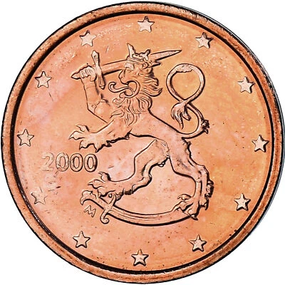 [#1183517] Finlande, 2 Euro Cent, 2000, Vantaa, SPL, Cuivre plaqué acier, KM:99 - Photo 1/2
