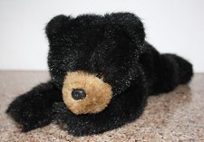 The Bearington Collection 14  Black Bear with Brown Nose Plush Stuffed Animal